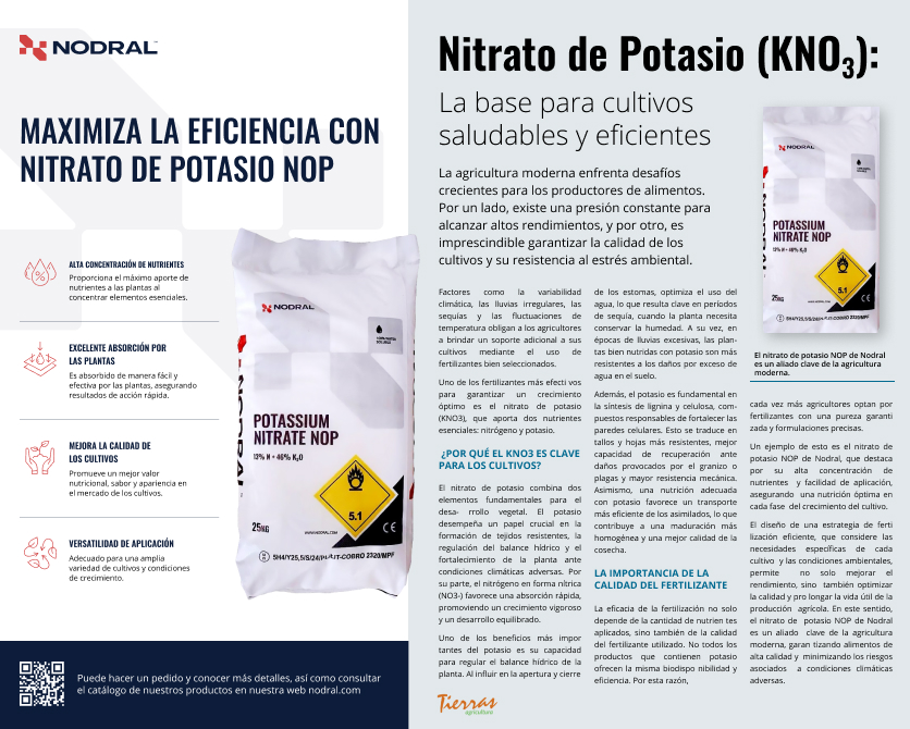 Nodral has been featured in a Spanish agricultural magazine